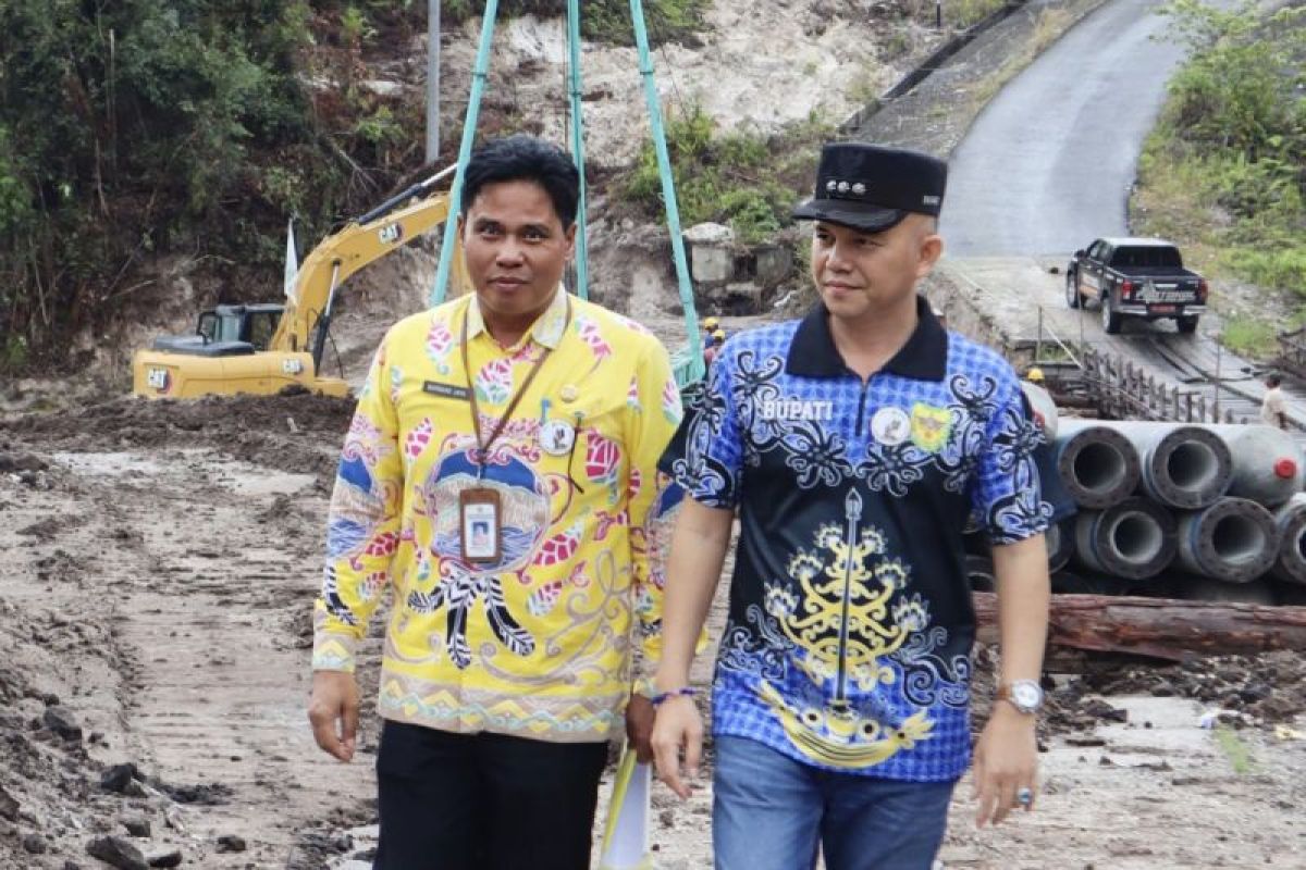 Pemkab Gumas paparkan perkembangan pembangunan Jembatan Nango