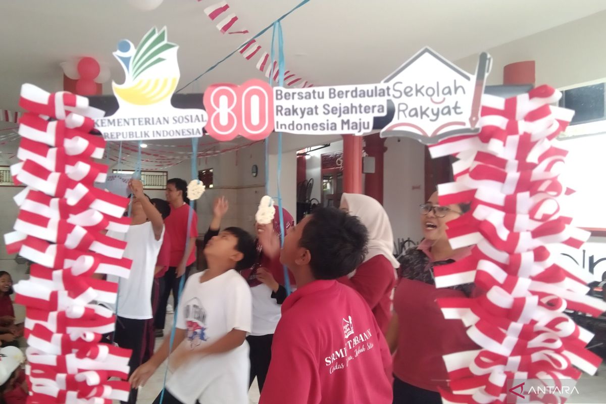 Sekolah Rakyat di Bali tumbuhkan nasionalisme sambut HUT RI