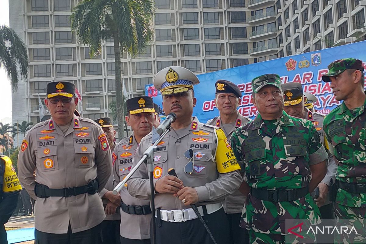 Ini pola pengamanan polisi pada HUT ke-80 RI di Jakarta