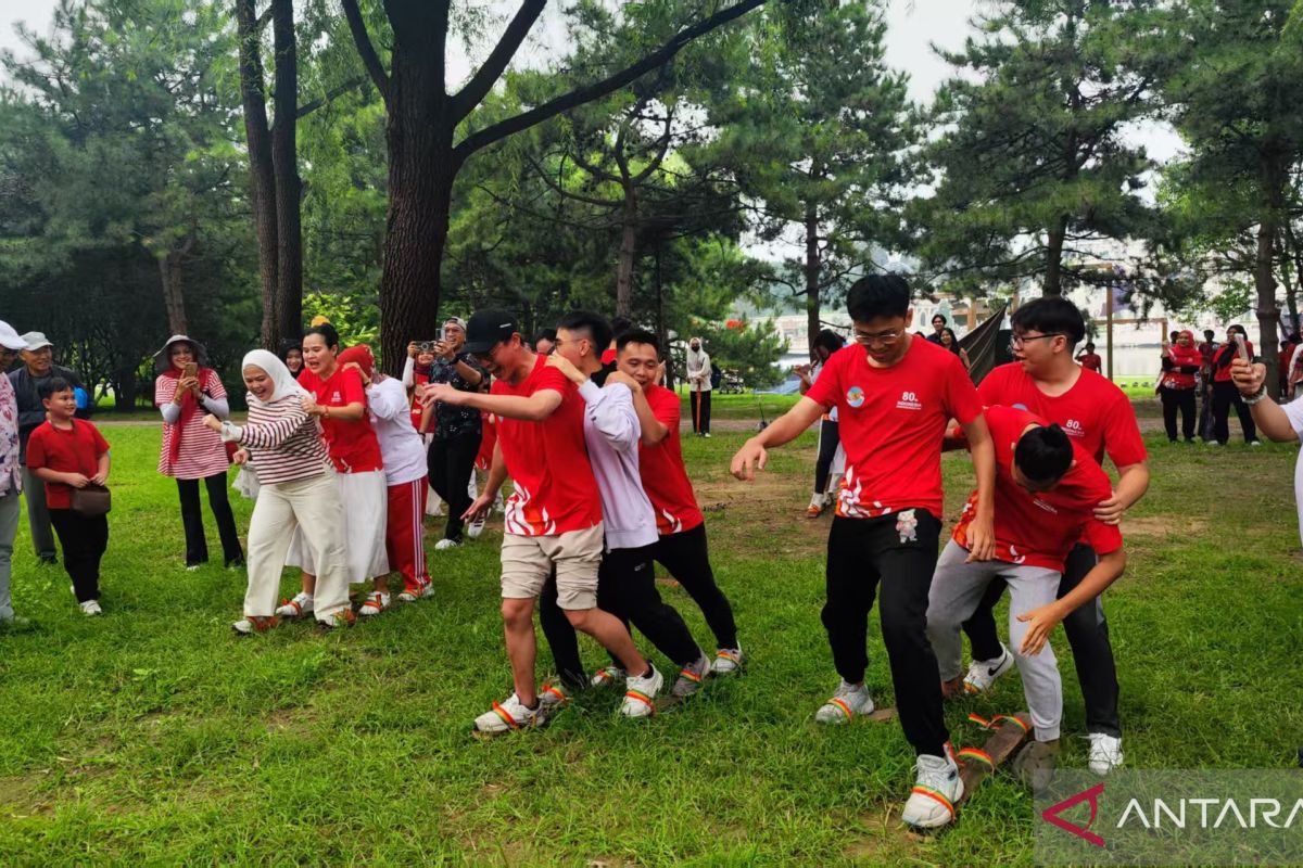 Meriahkan HUT ke-80 RI, KBRI Beijing gelar lomba permainan tradisional