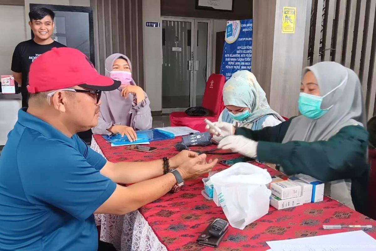 Kementerian HAM Babel menggelar Cek Kesehatan Gratis meriahkan HUT Ke-80 RI