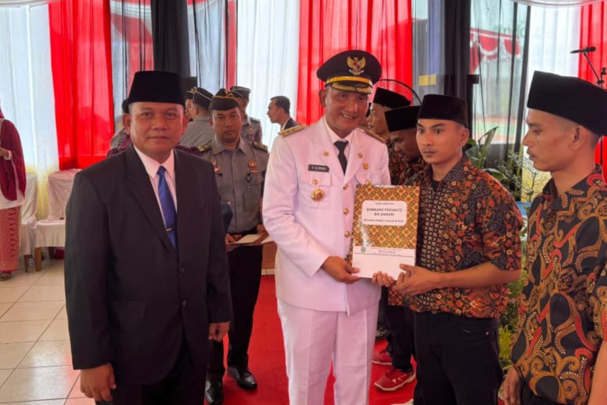 Ratusan WBP terima remisi HUT RI, Bupati Sarolangun apresiasi KalapasIIB Sarolangun