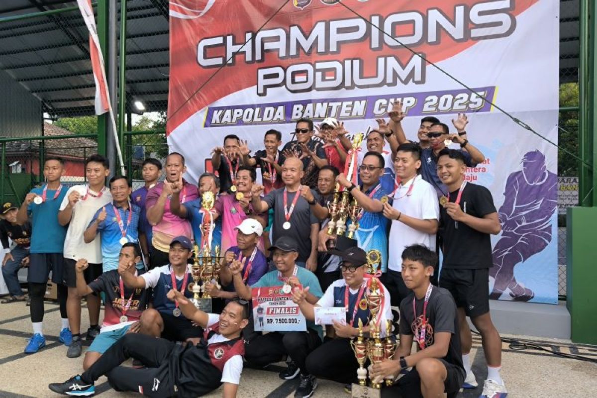 Kapolda Banten Cup dorong prestasi tenis dan sportivitas