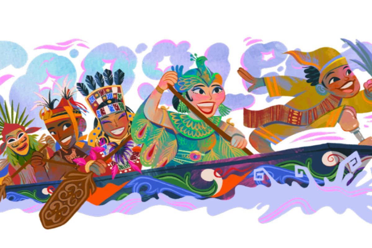 Kemarin, hiburan perayaan HUT RI hingga Google Doodle Pacu Jalur