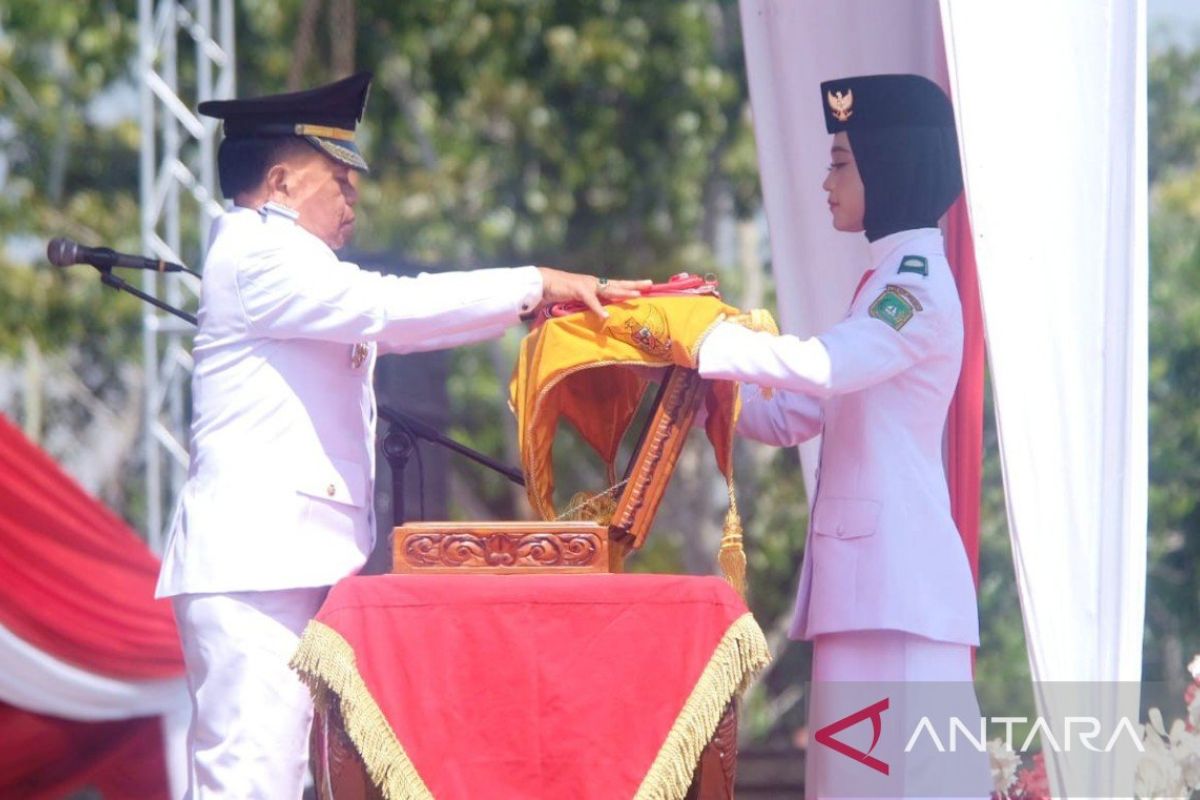 Meranti peringati HUT ke-80 RI, upacara khidmat dan penuh nasionalisme