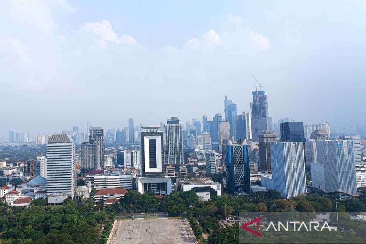 Cuaca Jakarta cerah pada peringatan HUT Ke-80 RI