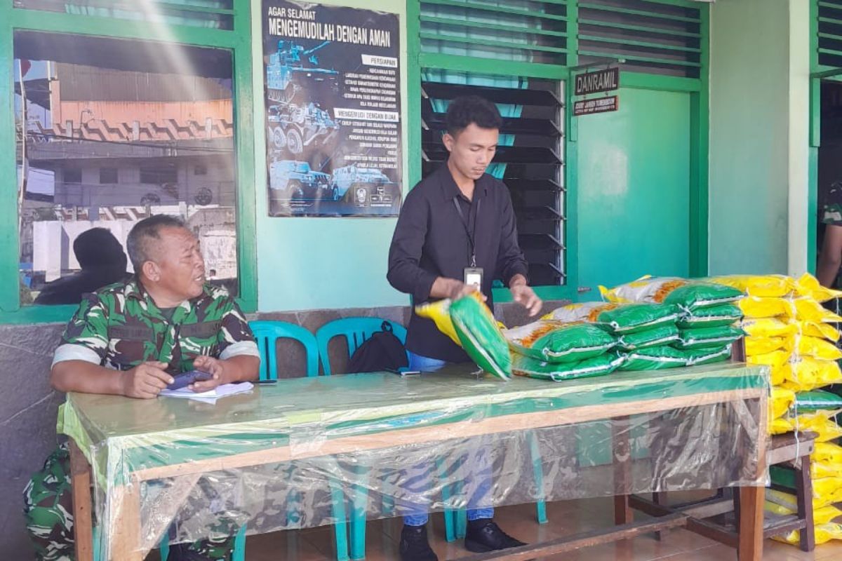 TNI-Bulog lakukan GPM salurkan beras SPHPdi Sulut