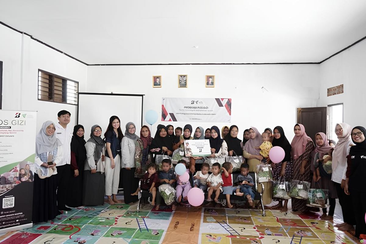 Dompet Dhuafa dan PT Bridgestone Mining Solution Indonesia peduli gizi balita