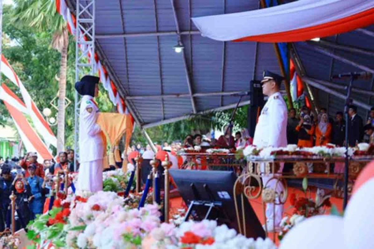 HUT ke-80 RI di Pangkep berlangsung khidmat