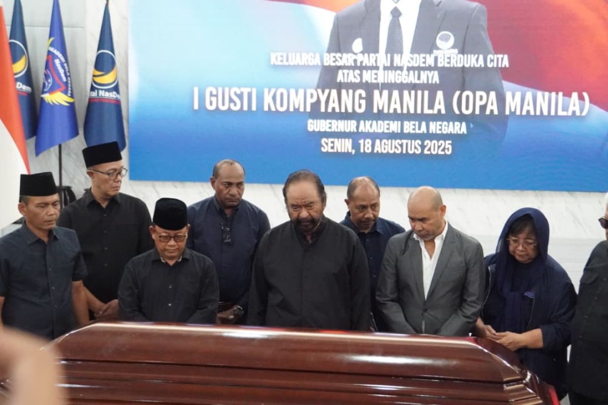 Surya Paloh pimpin prosesi penghormatan terakhir IGK Manila 