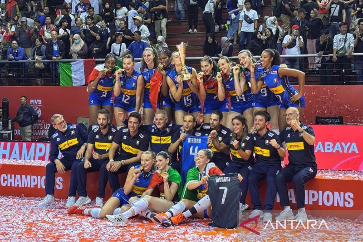 Jalan menuju Roma ala timnas bola voli putri U-21 Italia