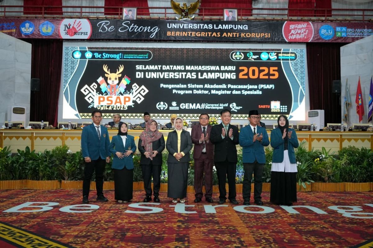 Unila selenggarakan kegiatan PSAP bagi 895 mahasiswa baru Pascasarjana