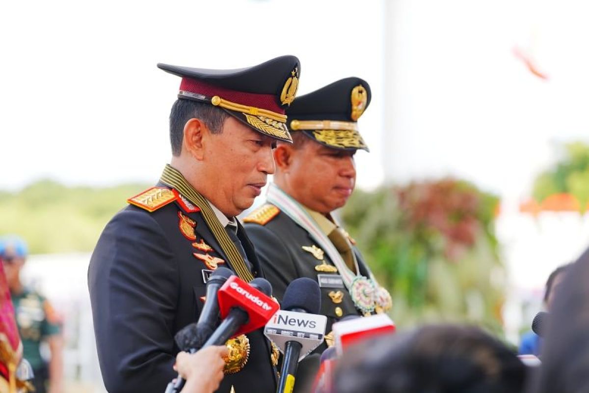 Polri, TNI leaders highlight unity at Independence Day celebrations