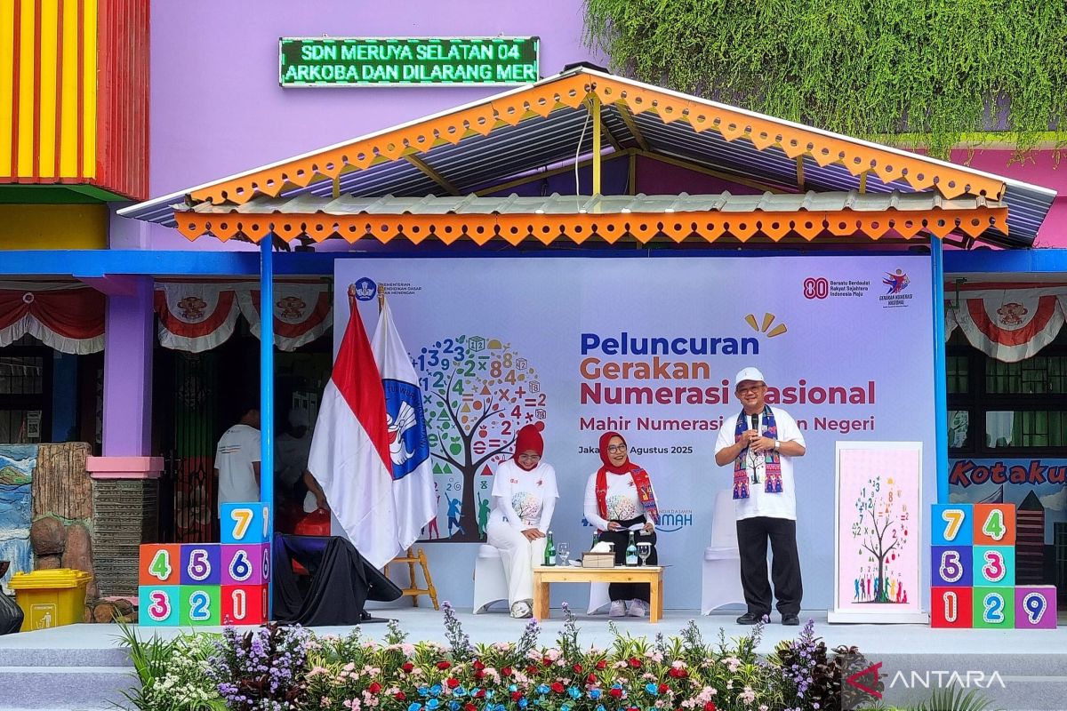 Ajak masyarakat ubah persepsi, Mendikdasmen: Numerasi itu mudah 