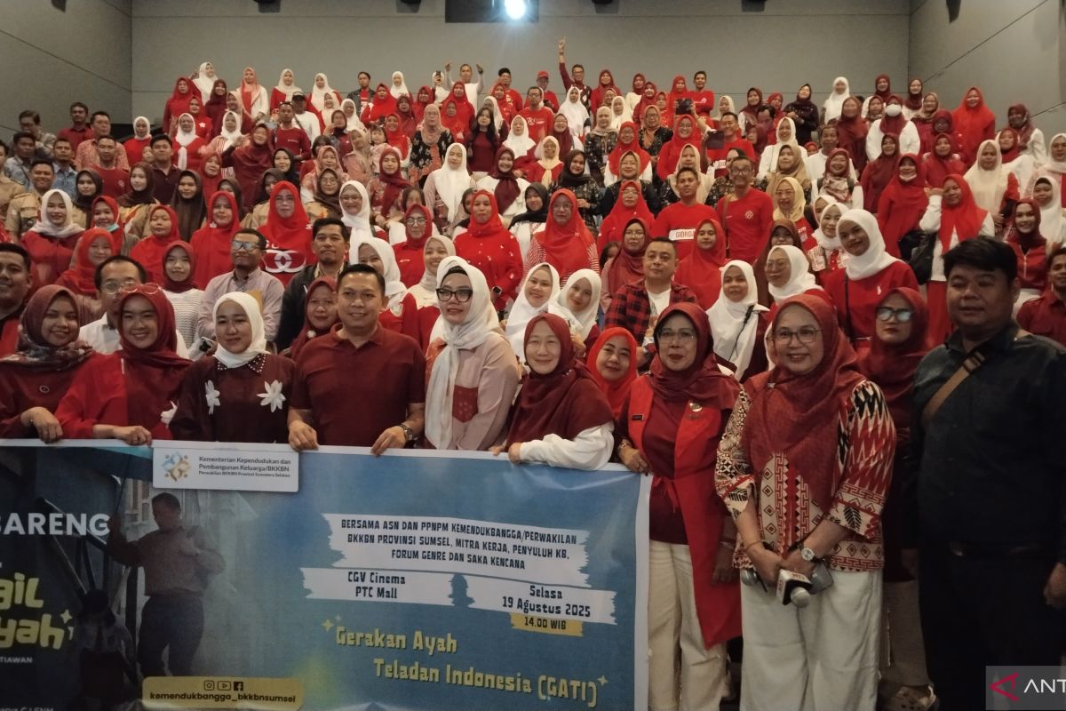 BKKBN Sumsel nobar "Panggil Aku Ayah" bagikan inspirasi keteladanan