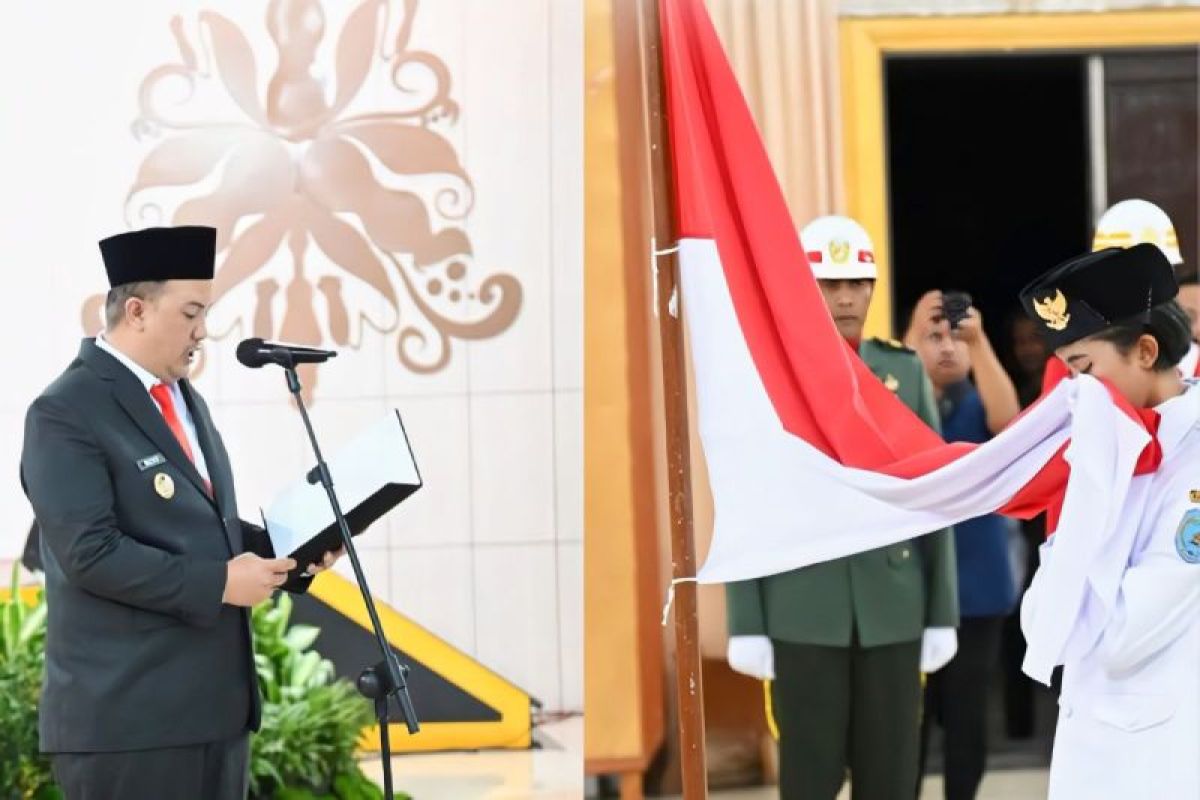 Bupati Lamandau kukuhkan 71 anggota Paskibraka 2025