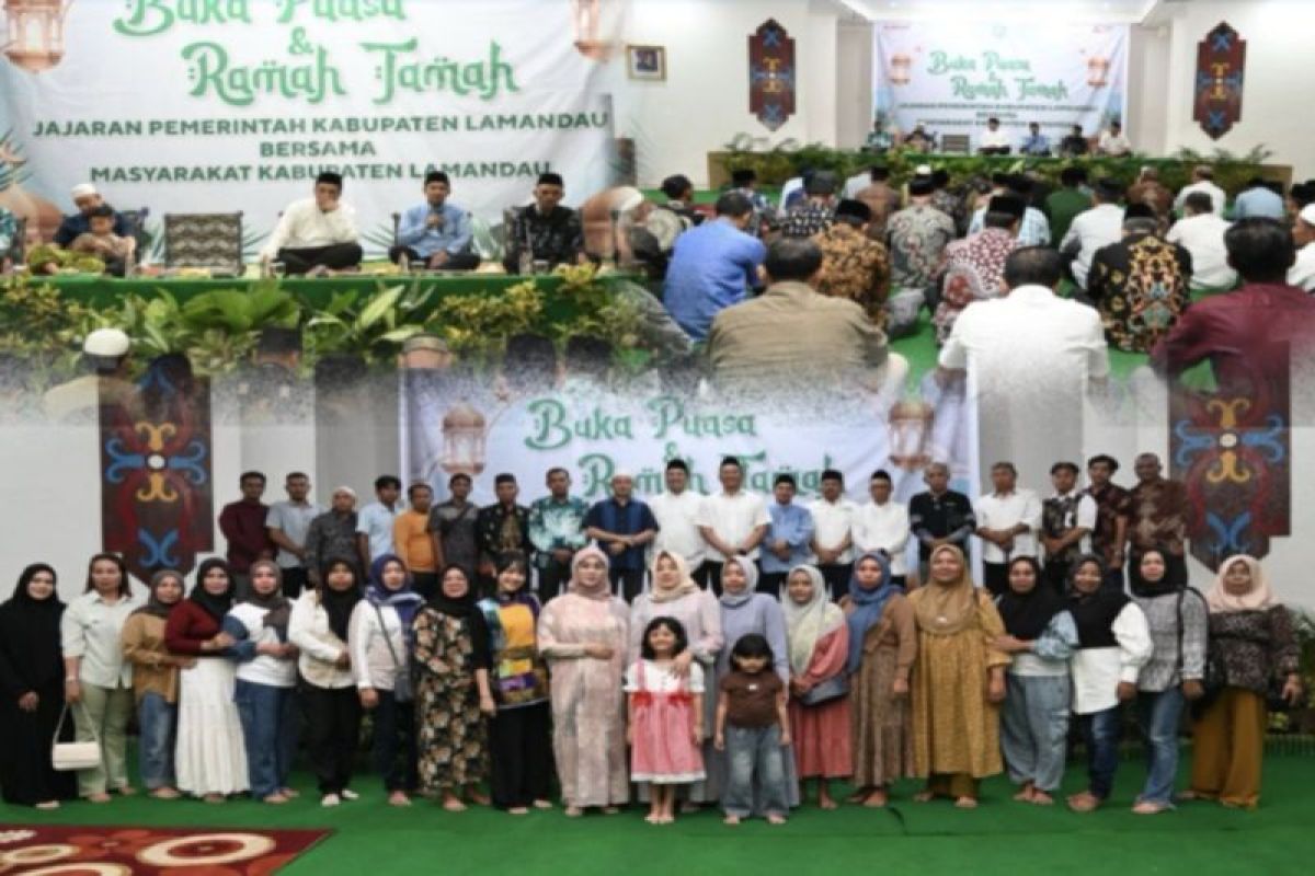 Bupati Lamandau buka puasa dan ramah tamah bersama masyarakat