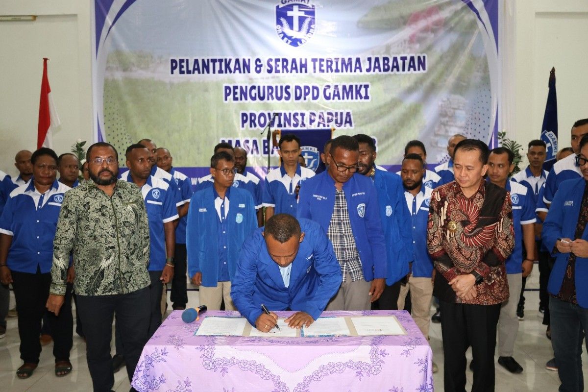 Pj Gubernur Papua minta GAMKI jadi mitra strategis pembangunan daerah
