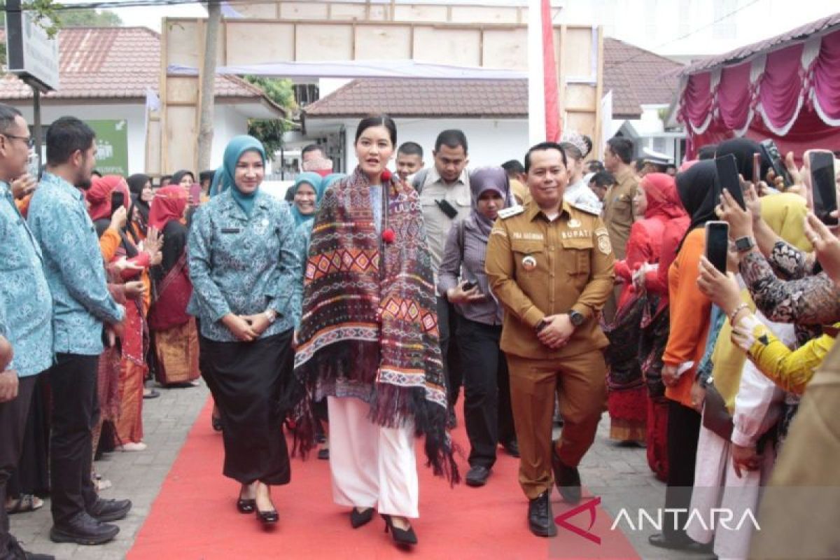 Ketua TP PKK Sumut Kahiang Ayu Bobby Nasution, kunker ke Padang Lawas