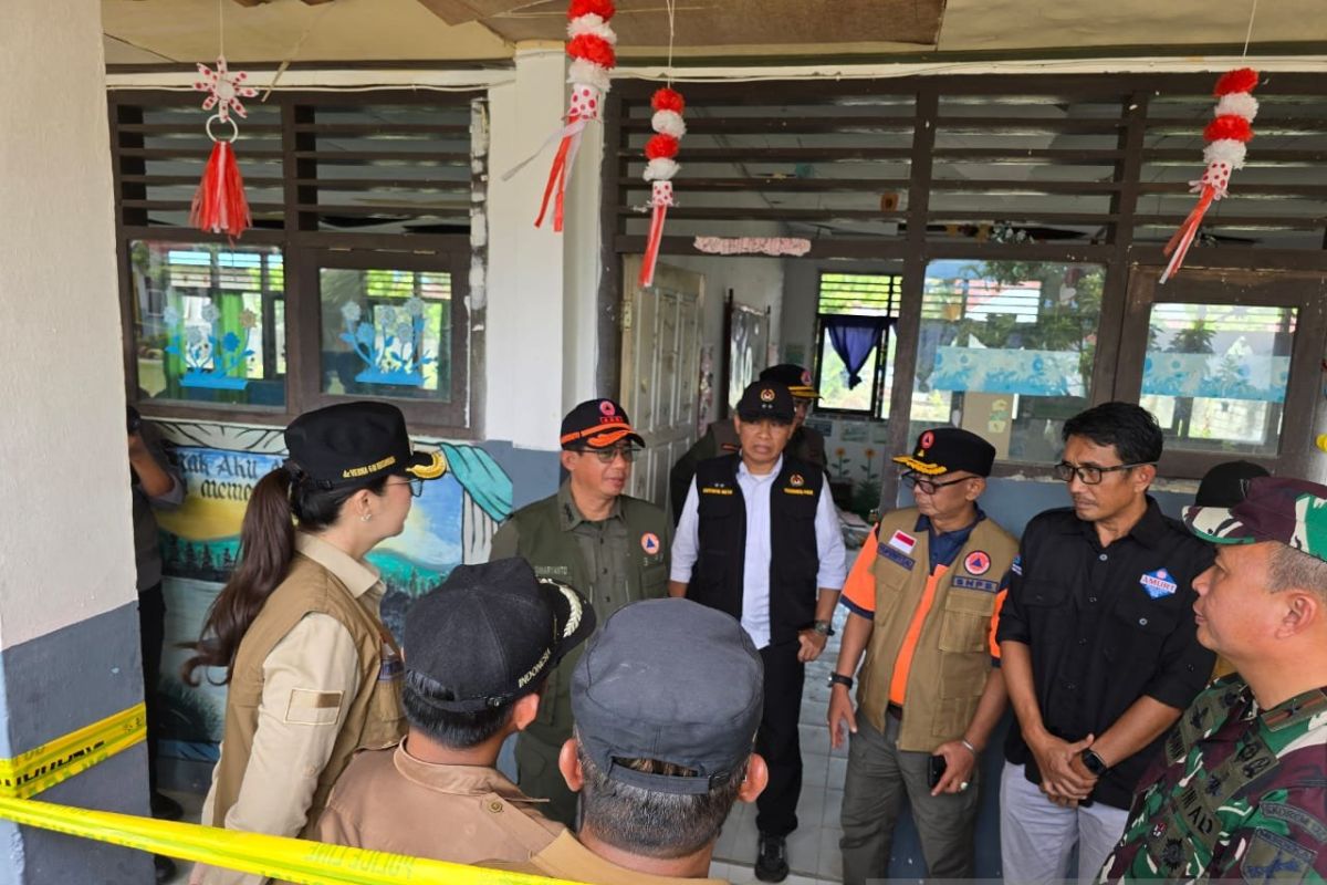 Kepala BNPB kunjungi lokasi gempa di Kabupaten Poso