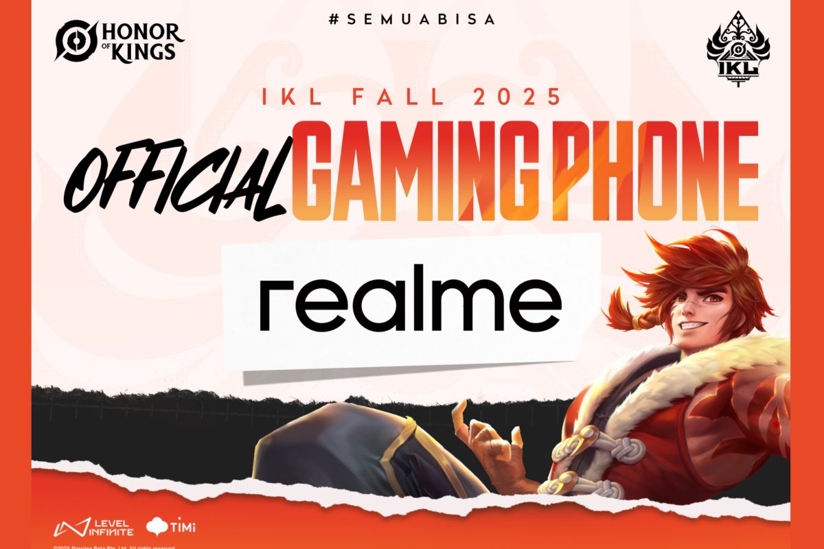 Realme jadi "official gaming phone" Honor of Kings laga Fall 2025