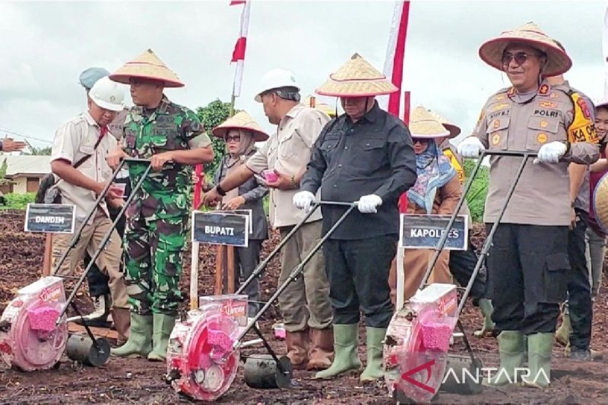 Polres Kotim minta pemerintah desa dukung penambahan luas tanam jagung
