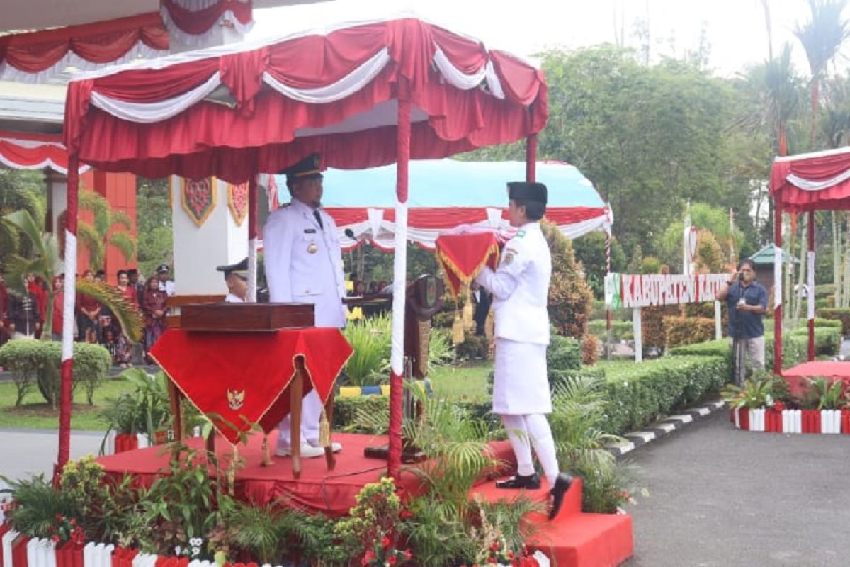 Bupati Katingan ajak masyarakat jaga persatuan di HUT ke-80 Kemerdekaan RI