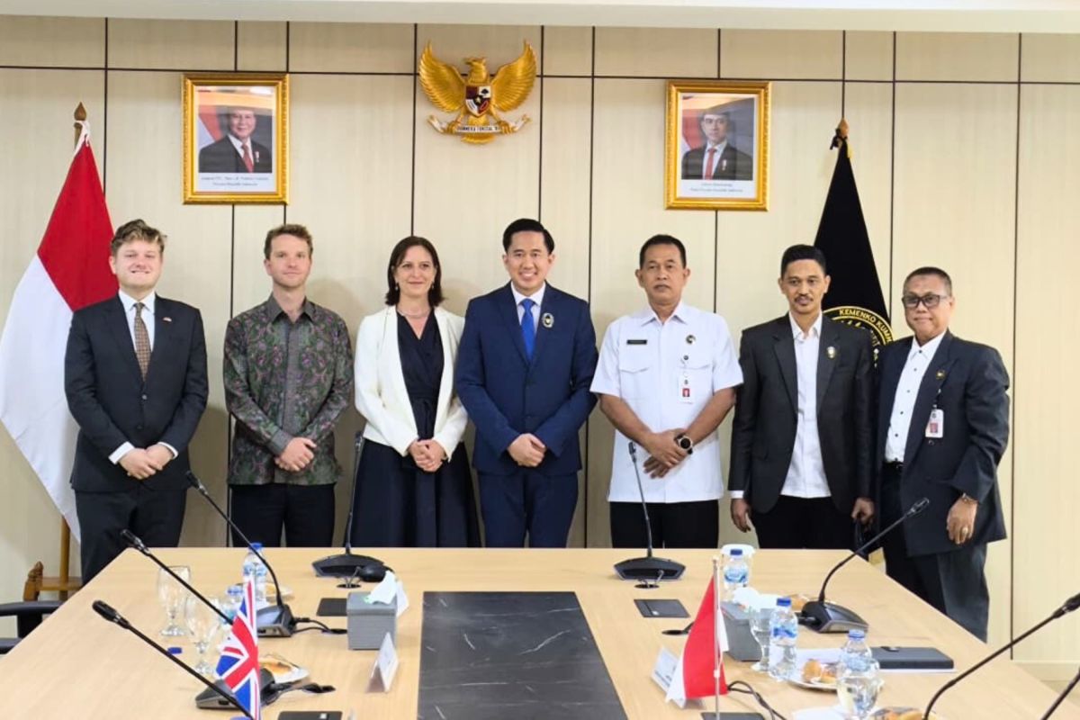 Kumham Imipas RI-Kedubes Inggris bahas agenda dialog HAM bilateral