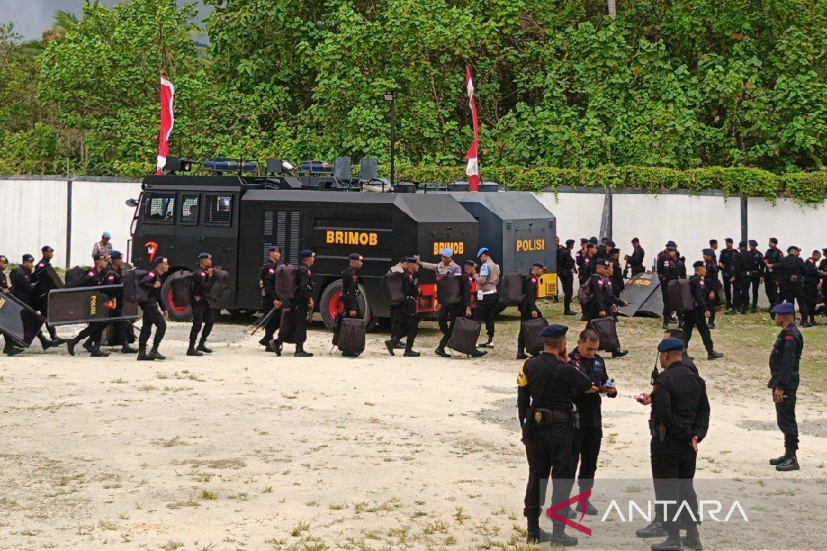 Polda Papua kerahkan 607 personel amankan pleno PSU Pilgub Papua di Jayapura