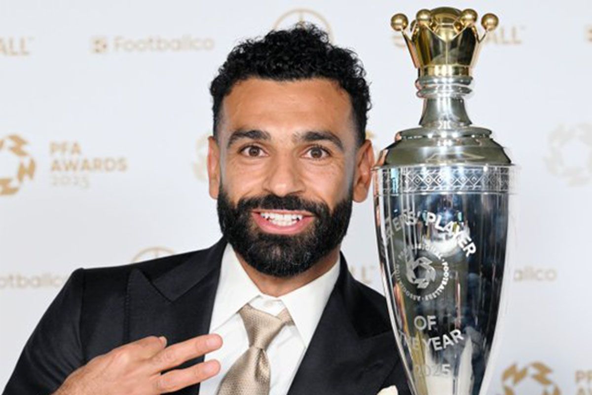 Mohamed Salah sabet gelar PFA player of the year 2024/2025