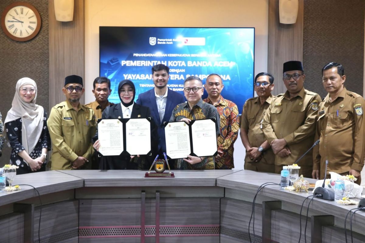 Pemko Banda Aceh MoU beasiswa pendidikan dengan sampoerna foundation