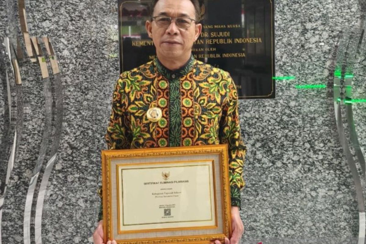 Tapanuli Selatan terima Sertifikat Eliminasi Filariasis dari Kemenkes