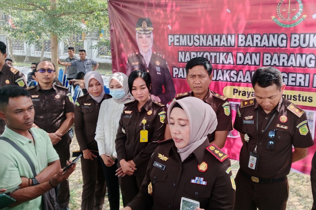 Didominasi Narkoba, Kejari Lombok Tengah selesaikan 54 kasus pidana