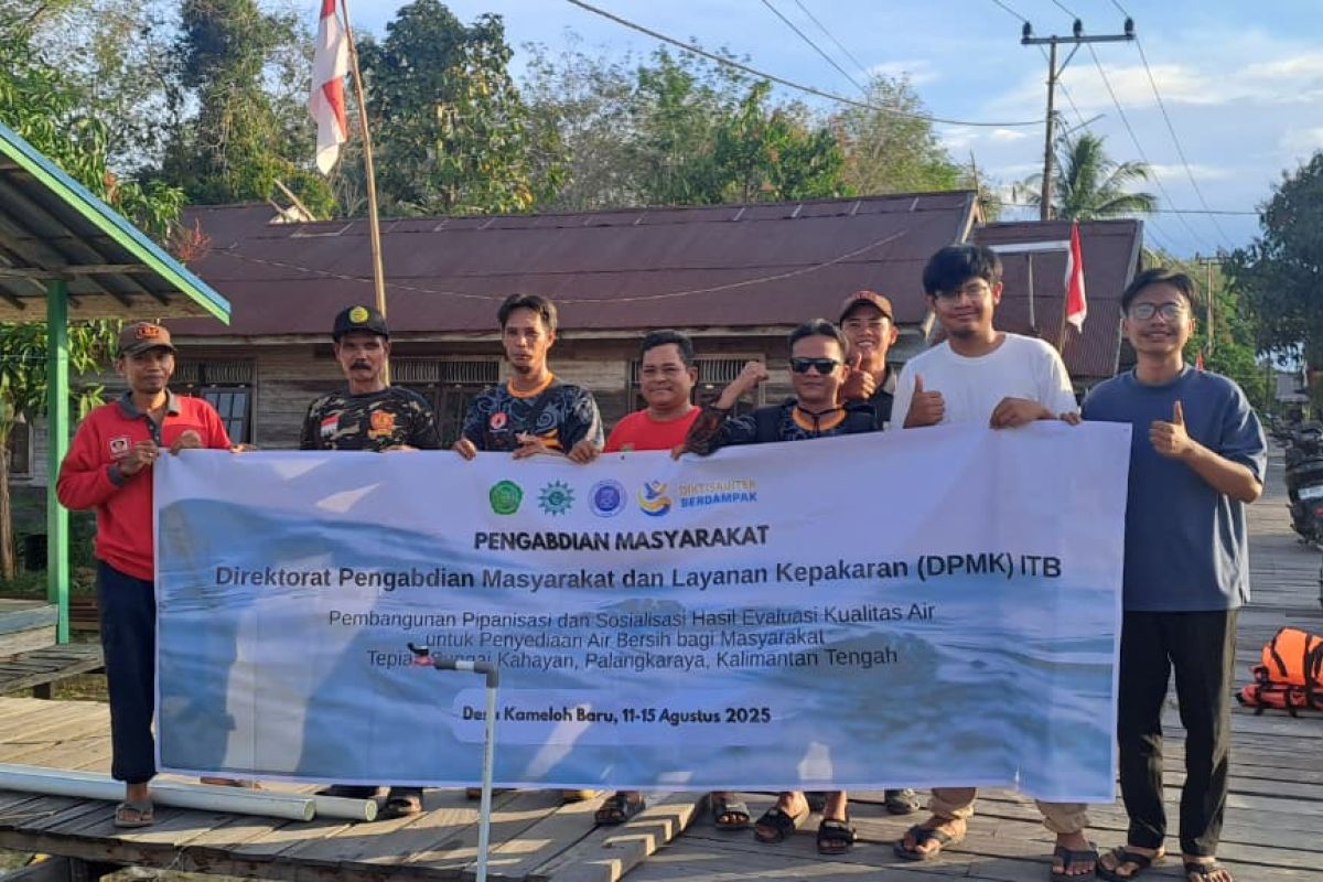 Pengmas ITB hadirkan air bersih hingga ke rumah warga Kameloh Baru