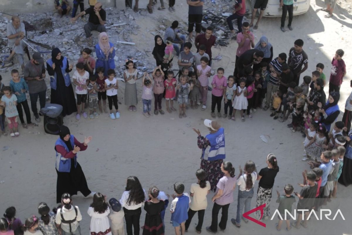 Ratusan ribu anak di Jalur Gaza kehilangan kesempatan bersekolah