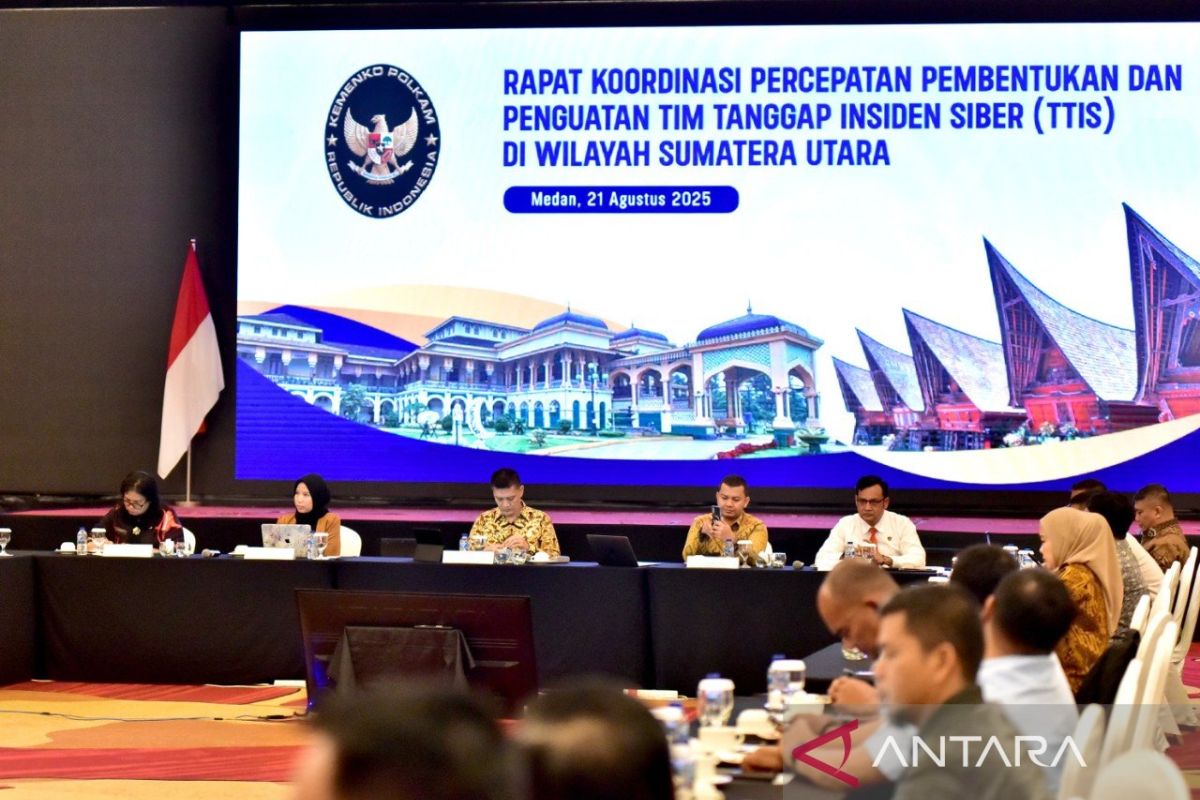 Kemenko Polkam RI minta Sumut cepat bentuk Tim Tanggap Insiden Siber 