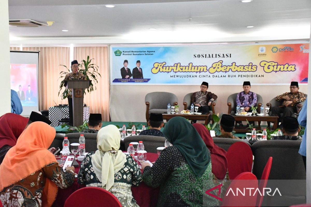 Kemenag Sumsel sosialisasi Kurikulum Cinta wujudkan generasi humanis