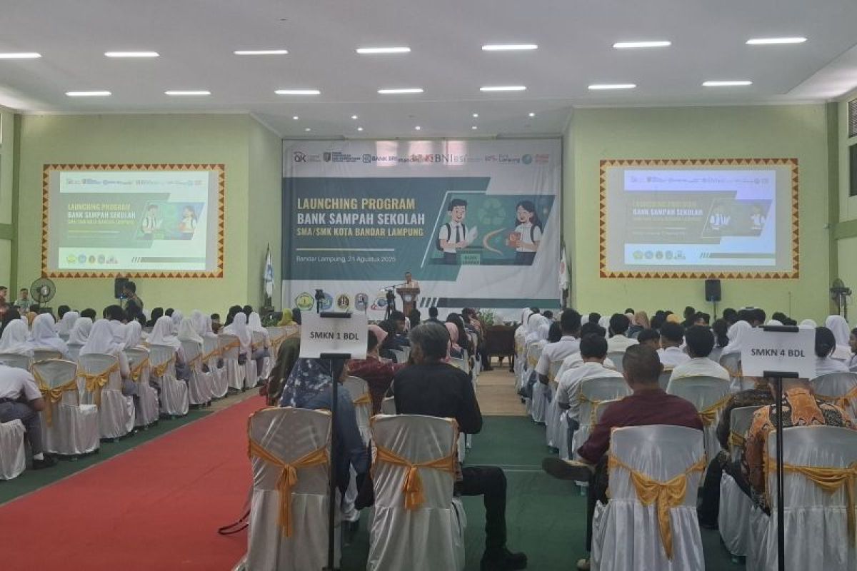 OJK Lampung: Bank Sampah Sekolah dapat dukung kecakapan literasi keuangan