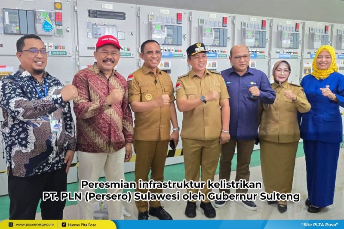 Manajemen PT Poso Energy hadiri peresmian infrastruktur kelistrikan pertama di Morowali