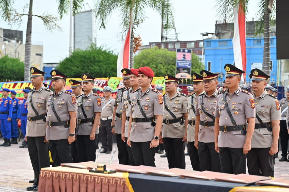 Kapolres Dumai melantik AKP Agung Rama Setiawan Kasat Reskrim yang baru