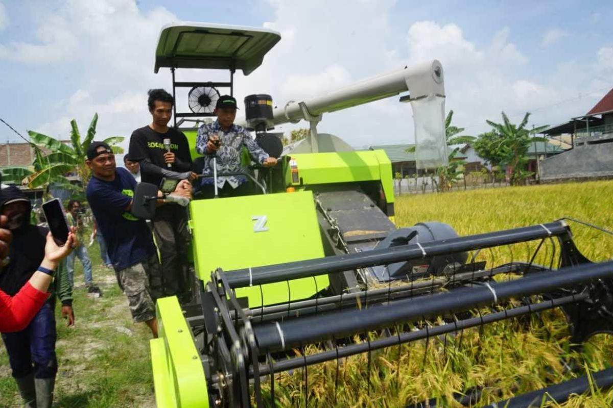 Pemkab Sidrap modernisasi pertanian dengan demplot mesin