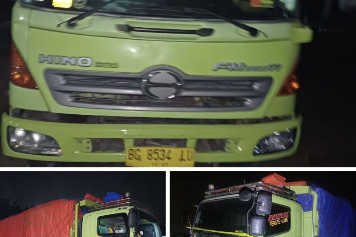 Polda Sumsel amankan truk pengangkut batu bara ilegal di jalan lintas sumatera