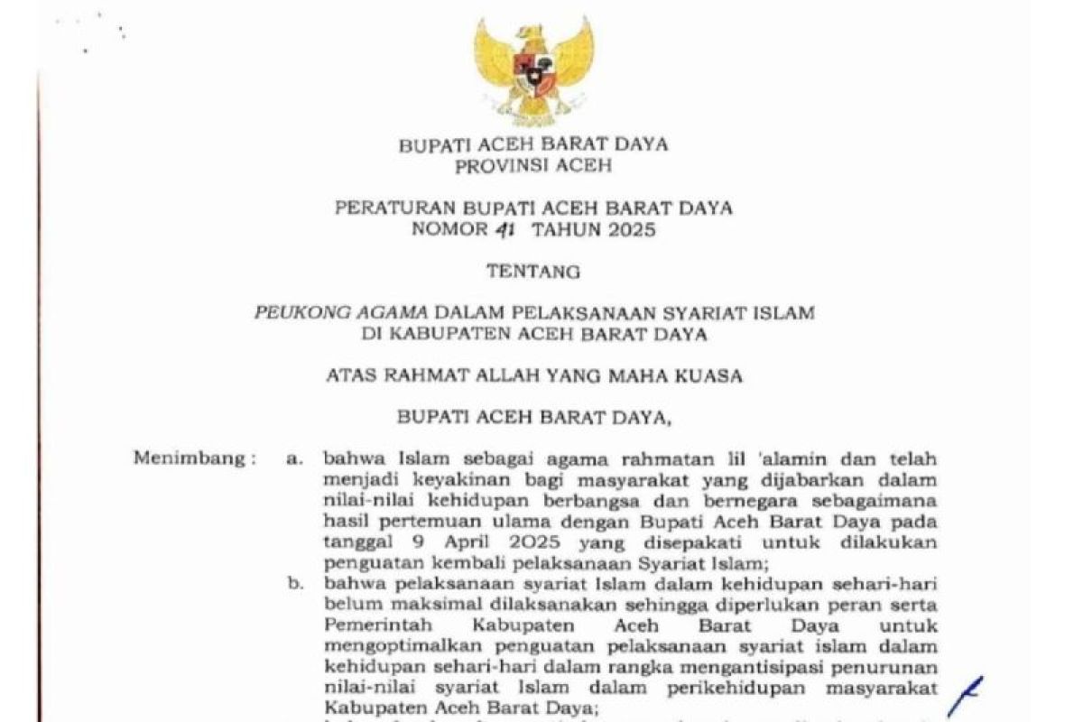 Safaruddin wajibkan warung kopi di Abdya buat pengajian rutin