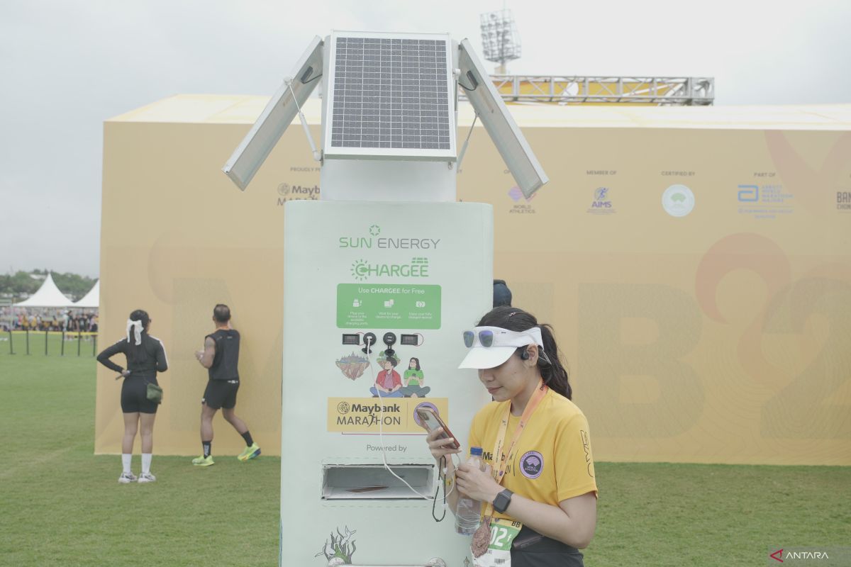 Gambar terkait Maybank Marathon 2025 di Bali United Training Center Ada Teknologi Charging Station Tenaga Surya (dari Bing)