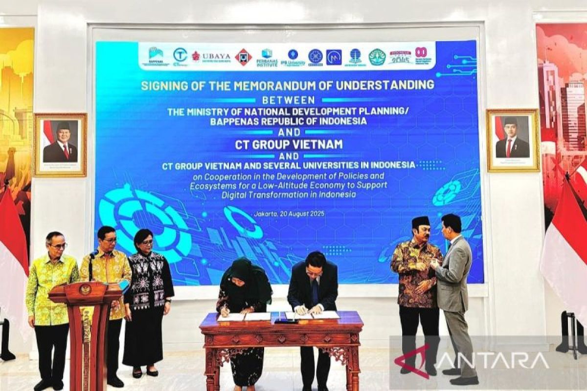 UNRI Dukung Transformasi Digital lewat Kerja Sama Bappenas-CT Group Vietnam