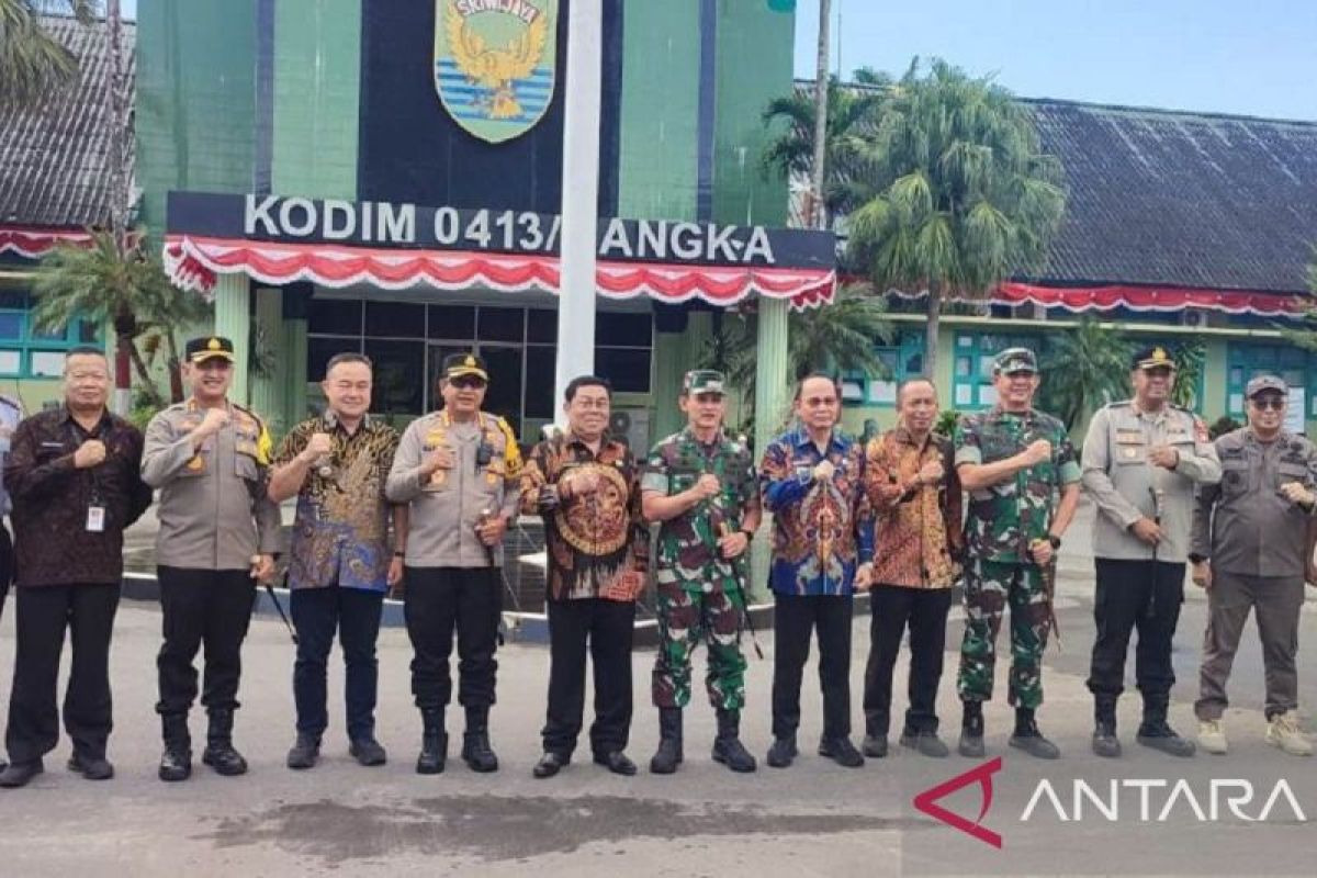 Pangdam II/Sriwijaya pastikan TNI siap sukseskan PSU di Pangkalpinang