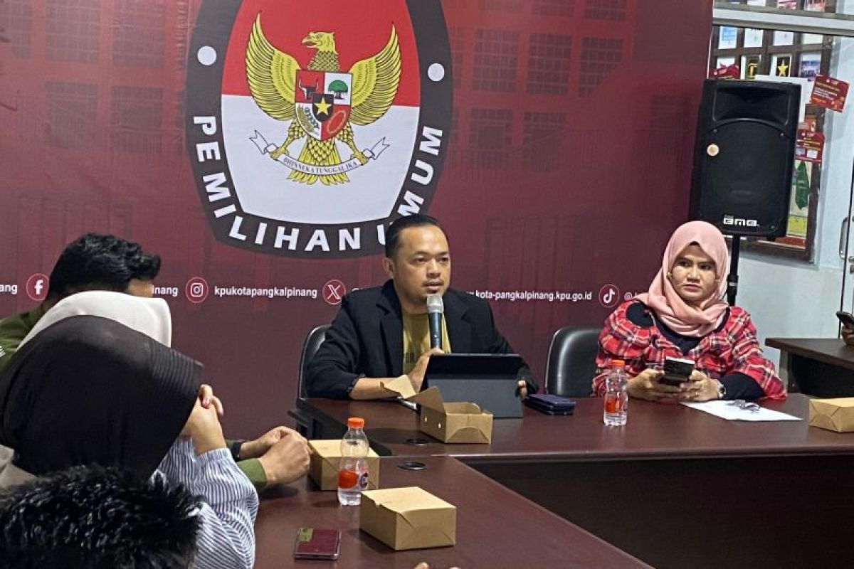 KPU Pangkalpinang akan tertibkan APK pilkada ulang jelang masa tenang