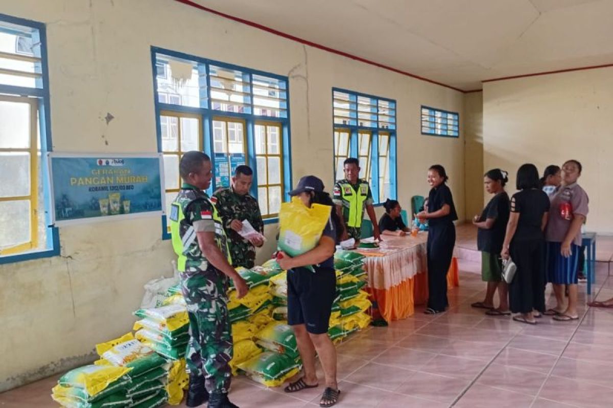 Kodim Talaud jaga stabilitas harga dengan 'Gerakan Pangan Murah'