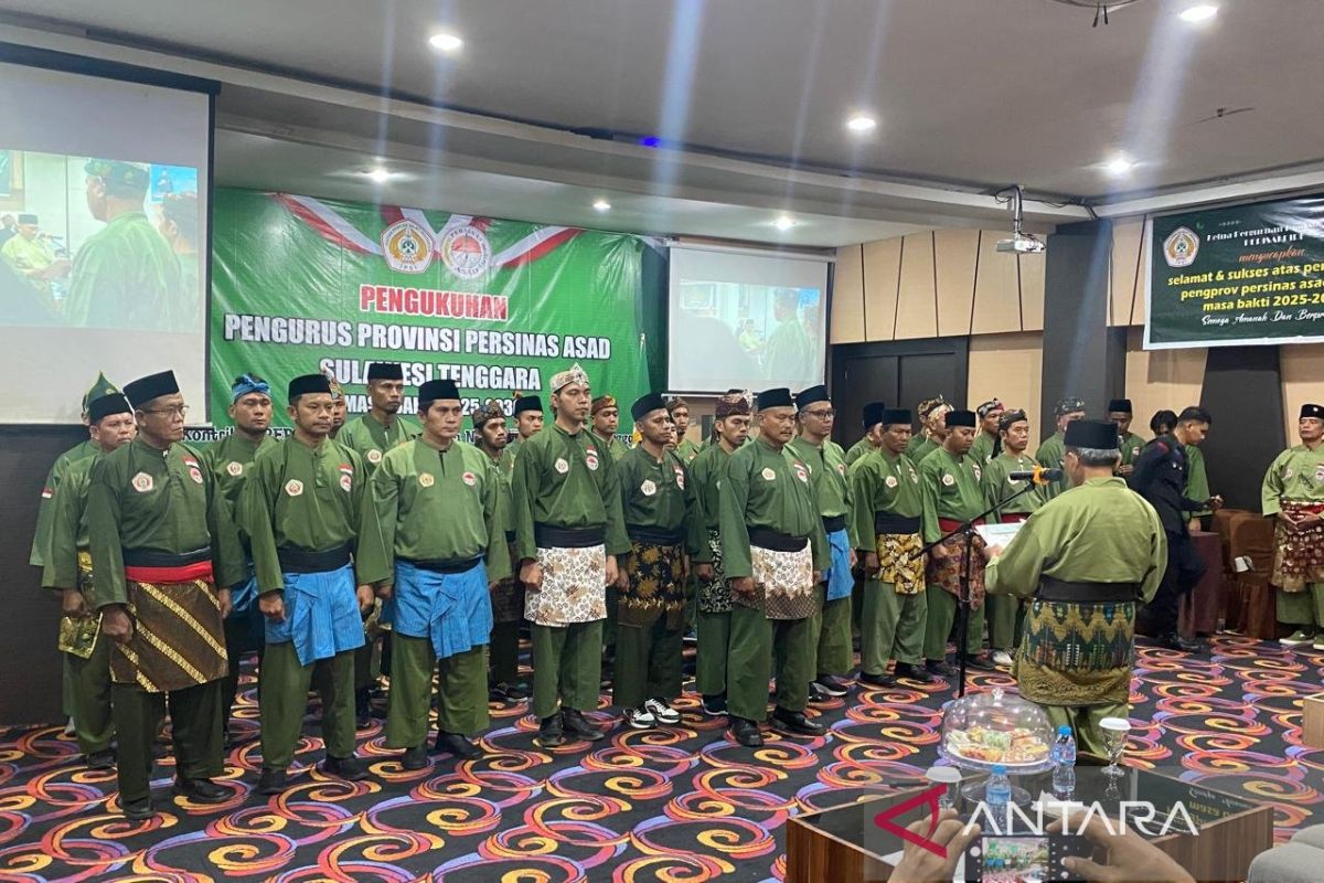 Resmi dikukuhkan, Persinas ASAD Sultra target juara di PON bela diri