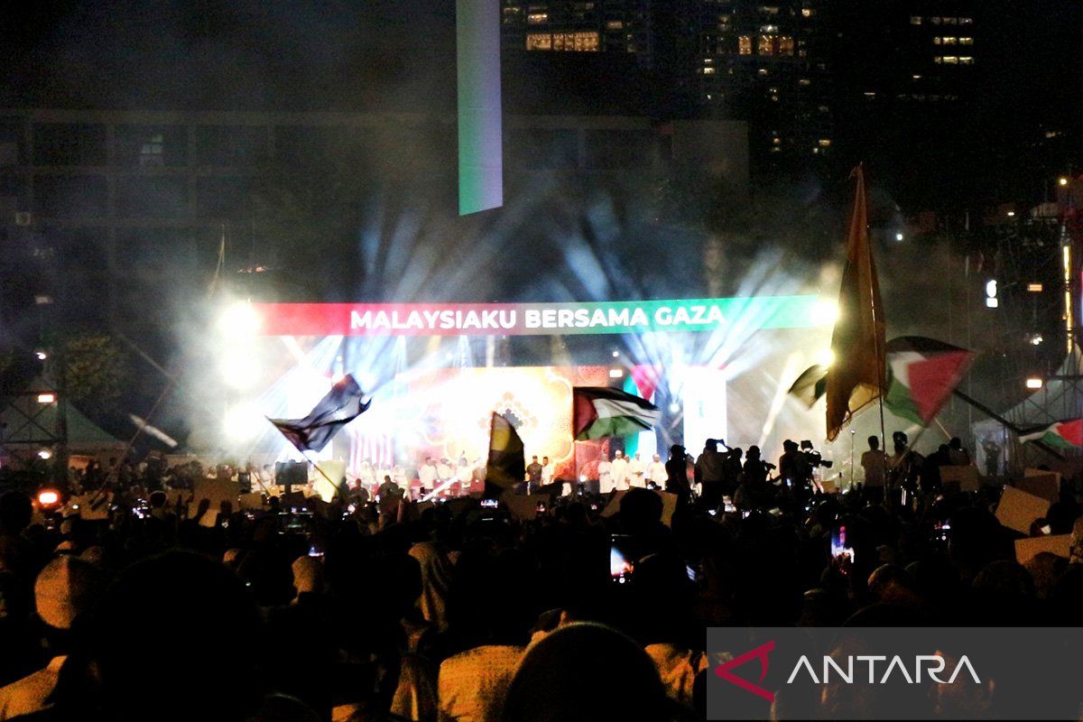 Ribuan warga Malaysia berdoa untuk Gaza di Dataran Merdeka